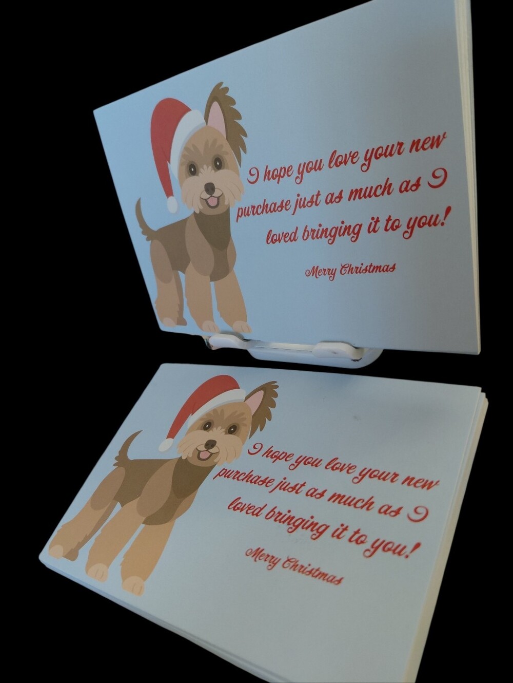 25ct. 4x6 Holiday Dog Thank You Cards -3 Random Polymailers ✨️PRICE FIRM✨️ - Picture 4 of 5